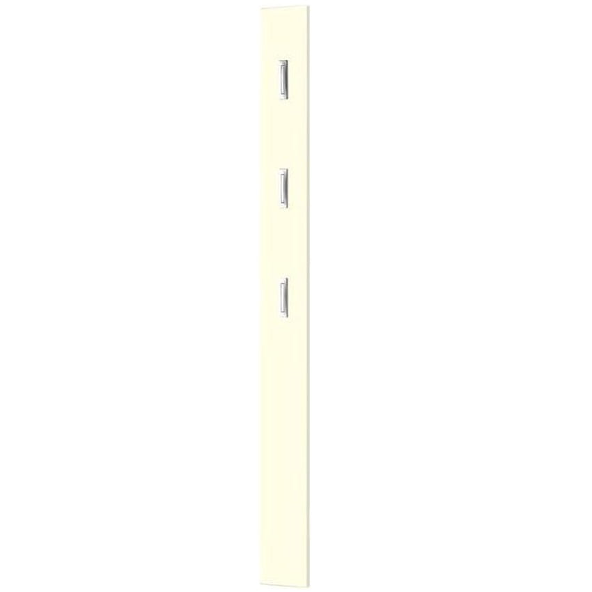 Aanbieding Kapstokpaneel Brenda 170 cm hoog in mat vanille - 8785269137903