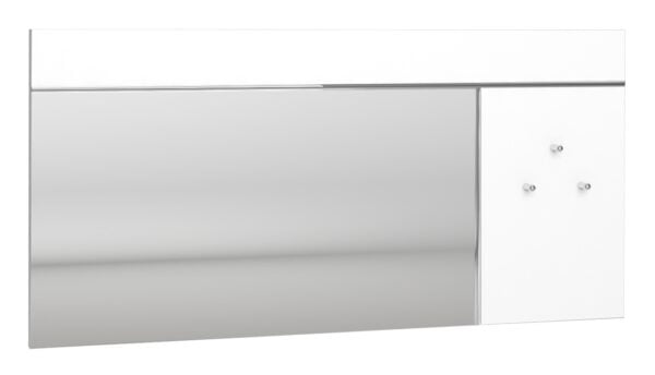 Aanbieding Wandspiegel Lice 120 cm breed in hoogglans wit - 8785269111033